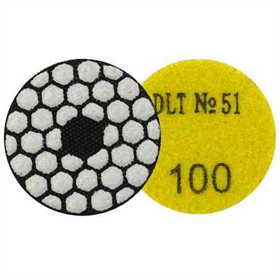 Алмазный гибкий шлифовальный круг для гравера DLT №51, #100, 50мм - фото 11845