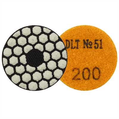 Алмазный гибкий шлифовальный круг для гравера DLT №51, #200, 50мм - фото 11853
