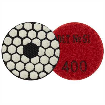 Алмазный гибкий шлифовальный круг для гравера DLT №51, #400, 50мм - фото 11861