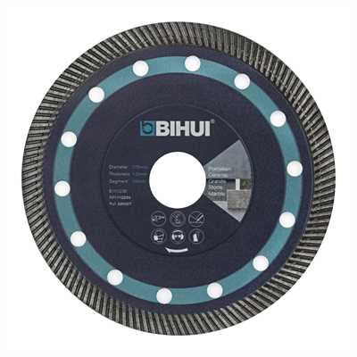 Алмазный диск BIHUI SUPER THIN TURBO, 125мм 00545 - фото 12684