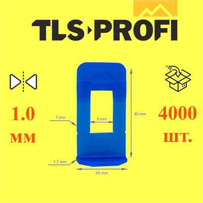 TLS 1мм для плиты высотой 12-22 мм мини опт 80358 - фото 13529