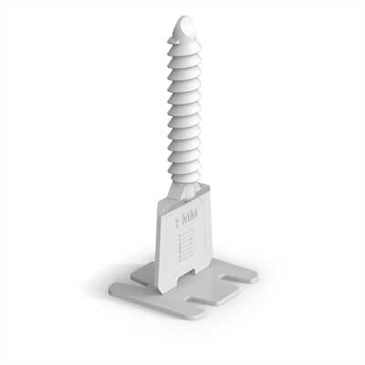 Зажим BASIS винтовой стойка 1 мм, 100 шт. 01286 - фото 17549