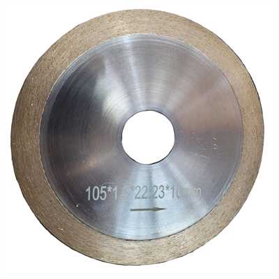 Диск отрезной HotPress Bronze 105х22,23х1мм (для мокрорезов) 01358 - фото 18518
