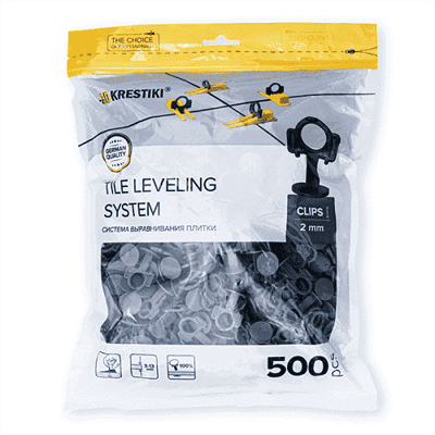 ЗАЖИМ 2 ММ 3D KRESTIKI STRONG (500 ШТ.) 00305 ЗАЖИМ 2 ММ 3D KRESTIKI STRONG (500 ШТ.) 00305