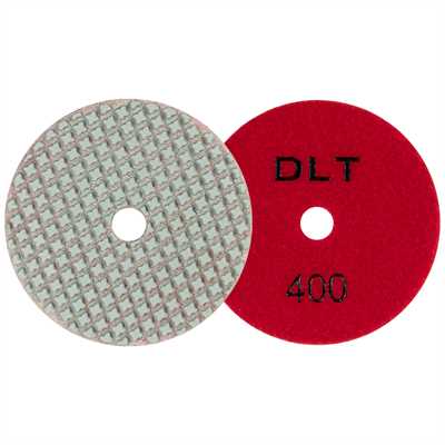 АГШК DLT №3, сверхгибкие, для сухой шлифовки, #400, 100мм 01389