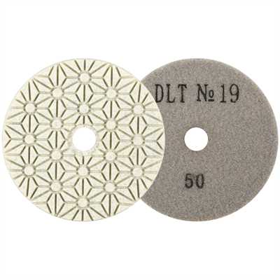Алмазный гибкий шлифовальный круг DLT №19, #50, 100 мм 01399 - фото 18898