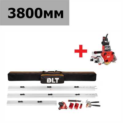 Универсальный комплект для резки крупноформатной плитки RailMax 3,8 (ручная каретка, электрическая каретка, рельсы) 14955