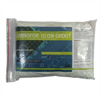 Затирка белая цементная флюоресцентная A-Color, 1 кг 01454