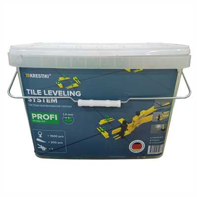 Набор PROFI 1.5MM extra kit 1500+300+1 (зажимы+клинья+щипцы в ведре) 01476