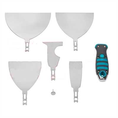 Набор шпателей со сменными лезвиями BIHUI (6 предметов) 01533