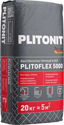 PLITONIT Plitoflex 5000 серый-20 01566