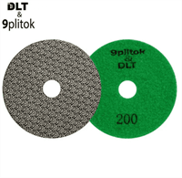 Алмазный гибкий шлифовальный круг гальванический DLT&9PLITOK, #200, 100ММ