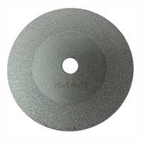 Диск алмазный отрезной 75х10x1,2 для мини ушм резки стекла, керамической плитки керамогранита (серебристый) 01373