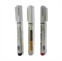 Комплект маркеров строительных (черн, красный, белый) 01414