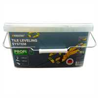 Набор PROFI 1.5MM standart kit 400+100+1 (зажимы+клинья+щипцы в ведре) 01474