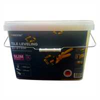 Набор SLIM 1MM extra kit 1500+300+1 (зажимы+клинья+щипцы в ведре) 01477