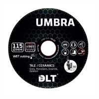 Алмазный диск DLT Umbra (ЗАВОДСКОЙ РЕЗ), 115x1,1мм из черной смолы 01606