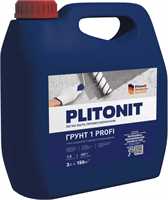 PLITONIT Грунт 1 PROFI, 3 л,  грунтконцентрат глубокого проникновения 01553