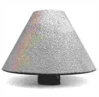Конусная алмазная фреза cone 20-45мм, 9plitok