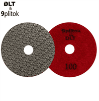 Алмазный гибкий шлифовальный круг гальванический DLT&9PLITOK, #100, 100ММ